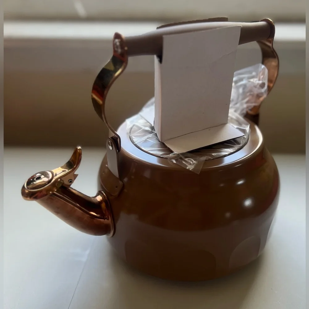 Teapot with Copper Accents Tan - Hearth & Hand Magnolia
